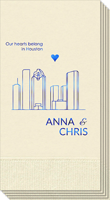 We Love Houston Guest Towels